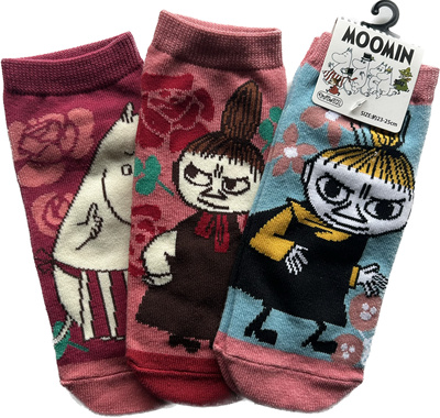 38包邮姆明moomin亚美棉质船袜浅口短袜另有暖宫护腰带