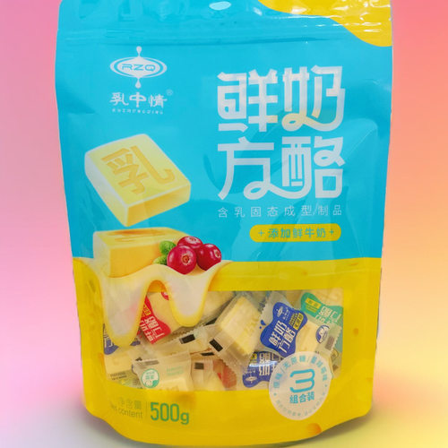 乳中情鲜奶方酪500g添加鲜牛奶