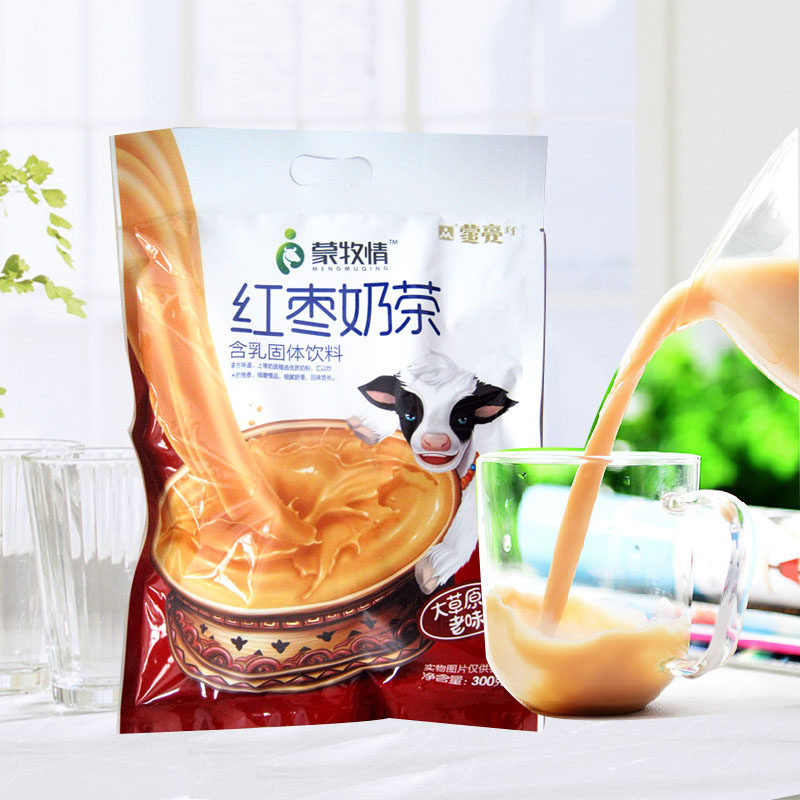 蒙亮红枣奶茶300g独立包装速溶