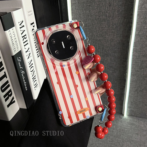 适用于华为metex6红条纹手机壳