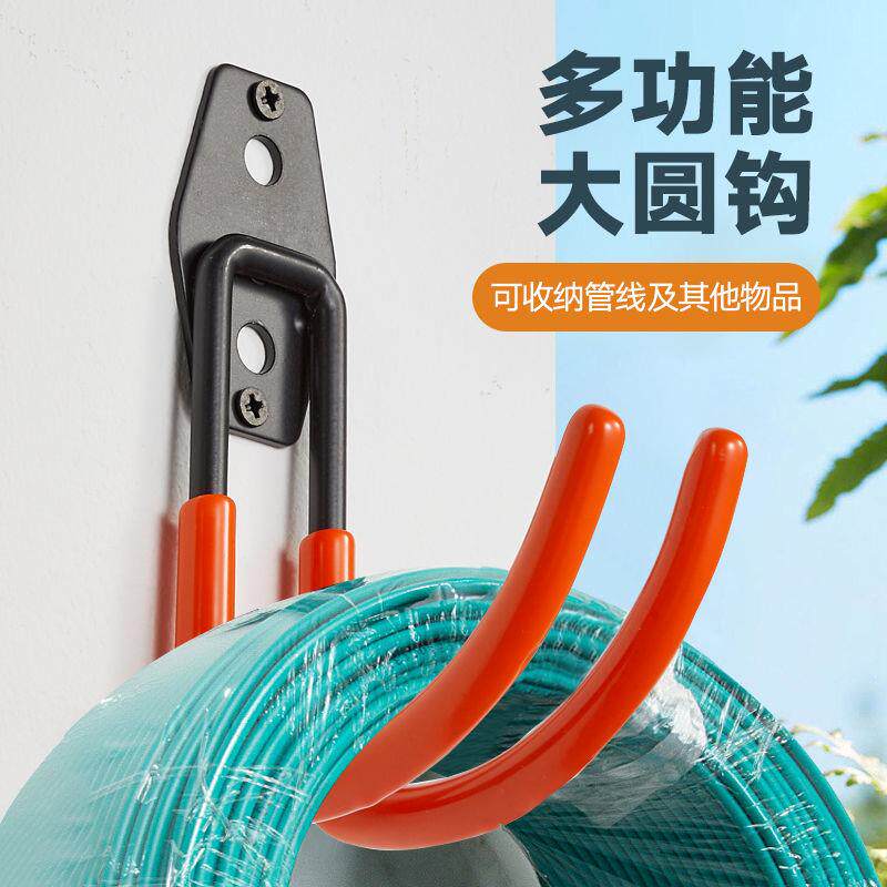 超大挂钩子上墙承重物钩挂水管线缆大挂钩自行车梯子头盔椅子收纳