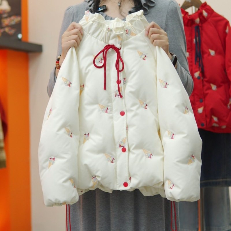 女童保暖棉服2025新款