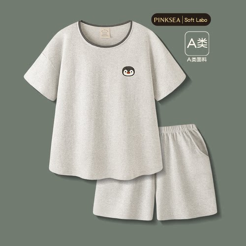 睡衣女款夏A类纯棉短袖家居服