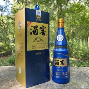 湄窖酒 蓝湄 浓香型白酒纯粮酒国优酒贵州老八大500ml