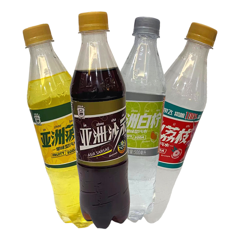 亚洲沙示汽水500ml4个口味