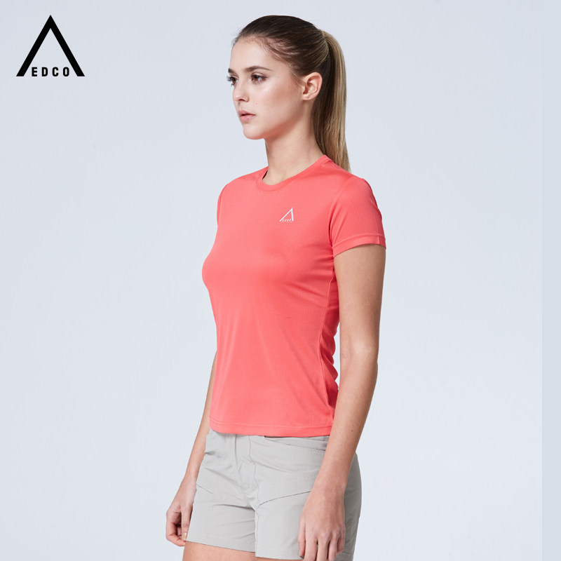 EDCO艾德克 户外速干T恤女吸湿排汗短袖半袖弹力修身运动衣在类目 户外/登山/野营/旅行用品, 户外服装, 速干衣裤, 速干T恤中 - 来自Buy2taobao.com提供专业的淘宝代购服务