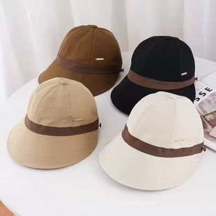 甬制升级思同款款鸭舌帽遮阳女百搭渔夫帽帽子防晒露骑行可挂夏季