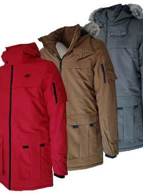 出欧洲男士夹棉冲锋衣压胶防水透气功能棉衣防寒服滑雪服防雨风衣