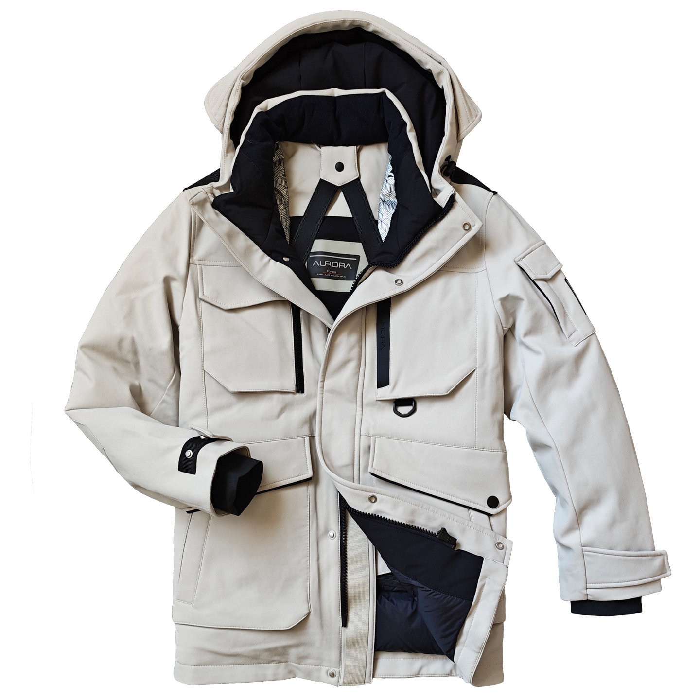 男加厚90鹅绒羽绒服680高蓬松工装户外风中长款连帽东北御寒外套