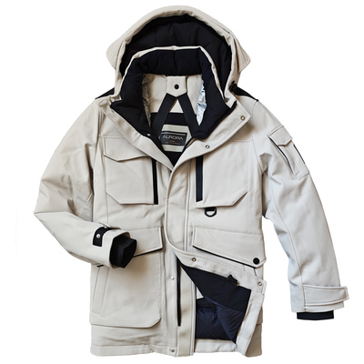 男加厚90鹅绒羽绒服680高蓬松工装户外风中长款连帽东北御寒外套