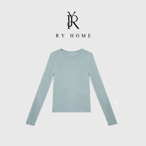 RYHOME 容雨水溶羊绒百搭圆领长袖打底衫261T2265