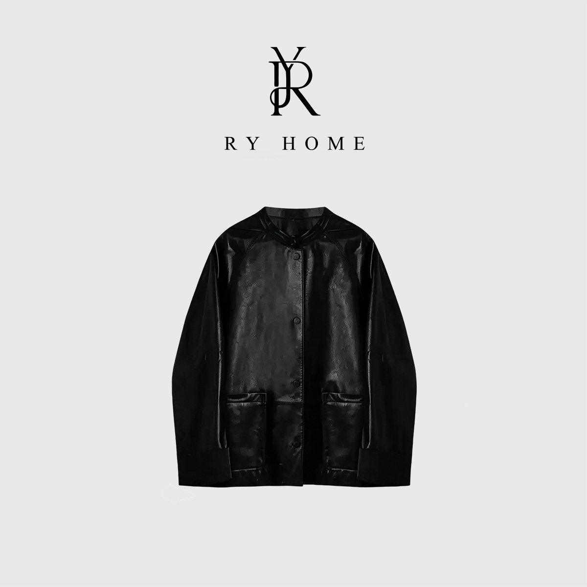 YRYHOME 容雨100%绵羊皮新中式高端轻奢国风皮衣外套261W2757