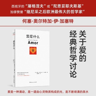 【正版速发】爱是什么 关于爱的经典哲学讨论 直击心灵的精彩诠释 用形象的比喻 将爱的哲学解读具象化 湖南人民出版社gz