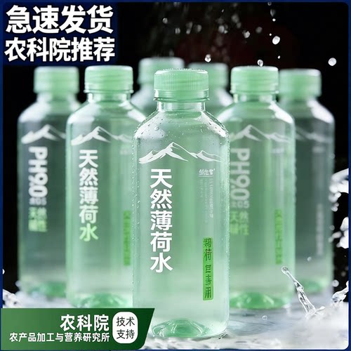 农科院竹叶薄荷水官方旗舰店正品薄荷水柠檬薄荷果汁夏季解渴饮料