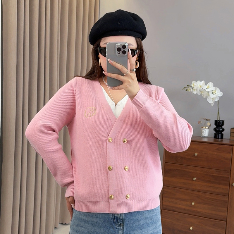 2025年秋季子元200斤大码胖mm女装刺绣大象假两件毛衣F559