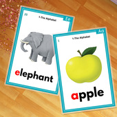 牛津自然拼读规律单词卡1 5级小学英文词根拼读教师教具塑封闪卡