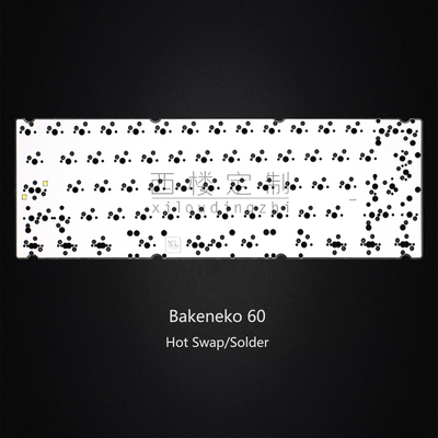 Bakeneko60热插拔焊接VIA改键