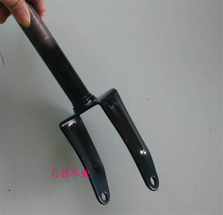 小海豚迷你电动车配件前叉八寸电动滑板车专用8寸前叉管子内孔22