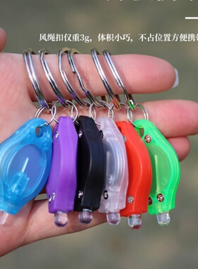 10个装钥匙扣灯高亮度迷你灯照明小手电户外装备LED手电筒钥匙灯