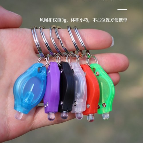 10个装钥匙扣灯高亮度迷你灯照明小手电户外装备LED手电筒钥匙灯