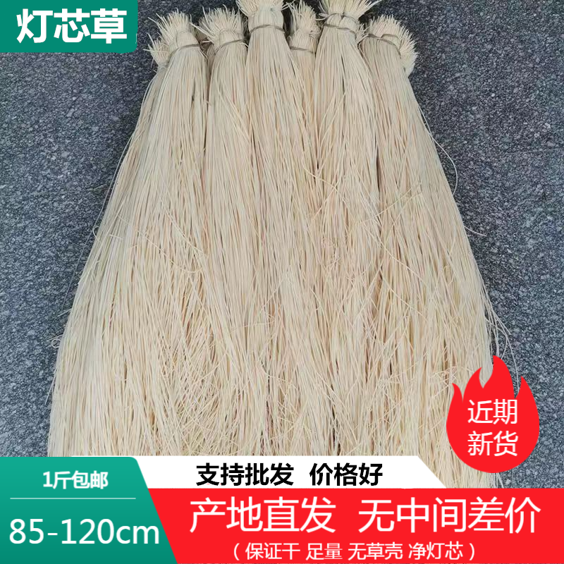 新货灯芯草90厘米以上1斤包邮 纯天然供佛念经裹蜡烛中药材灯草芯