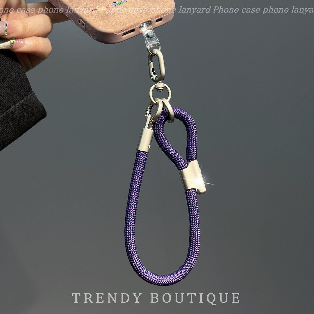 新款高端可调节双扣尼龙编织多功能手机挂绳释放双手金属扣结实耐用便携新潮防丢手腕绳户外男女通用手带