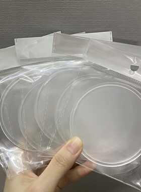 简小仙透明圆形硅胶美妆收纳贴