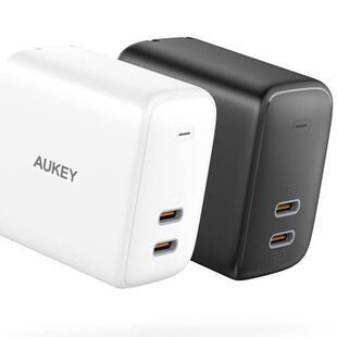 AUKEY傲基40W双C口快充头适用苹果手机平板macbook笔记本电脑