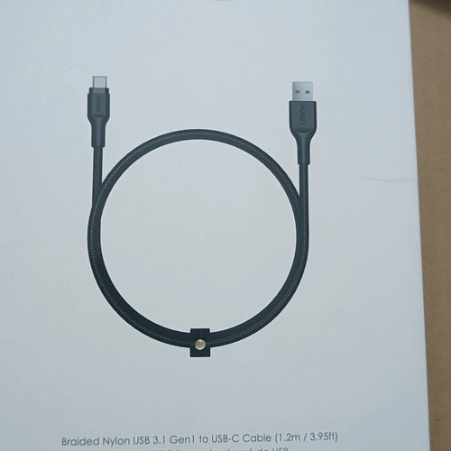 傲基AUKEY1.2米USB3.1Gen1-C布编数据线5Gbps传输速度