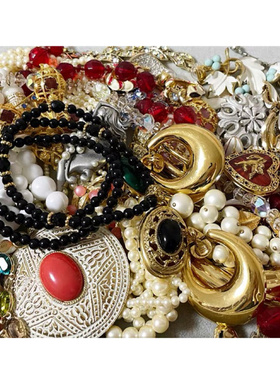 美国vintage中古耳夹胸针WEISS Crown Trifari KRAMER MONET首饰8