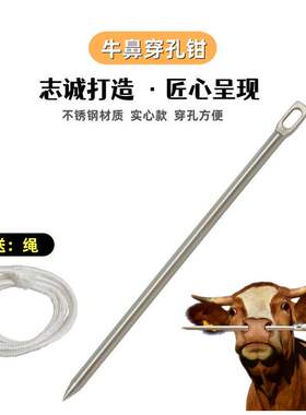 牛鼻穿孔针不锈钢环工具