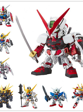 万代 SD 高达 SDEX风灵红异端飞升自由元祖独角兽飞翼零式命运