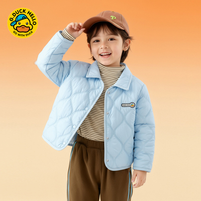 小黄鸭儿童羽绒棉内胆校服神器