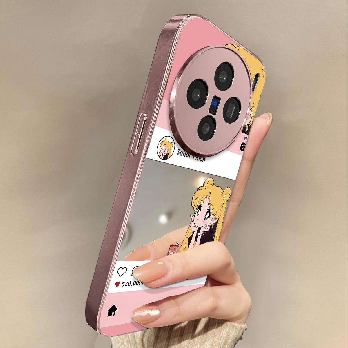 适用于vivox200promini手机壳镜面粉美少女高级感vivix60/70/80外硅胶全包防摔y200i新款女vivox90/x100s套软