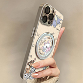 适用于苹果17promax手机壳带挂绳磁吸小象iphone14 16pro套硅胶xs全包防摔斜跨15ultra套网红11新款 xr女13PRO