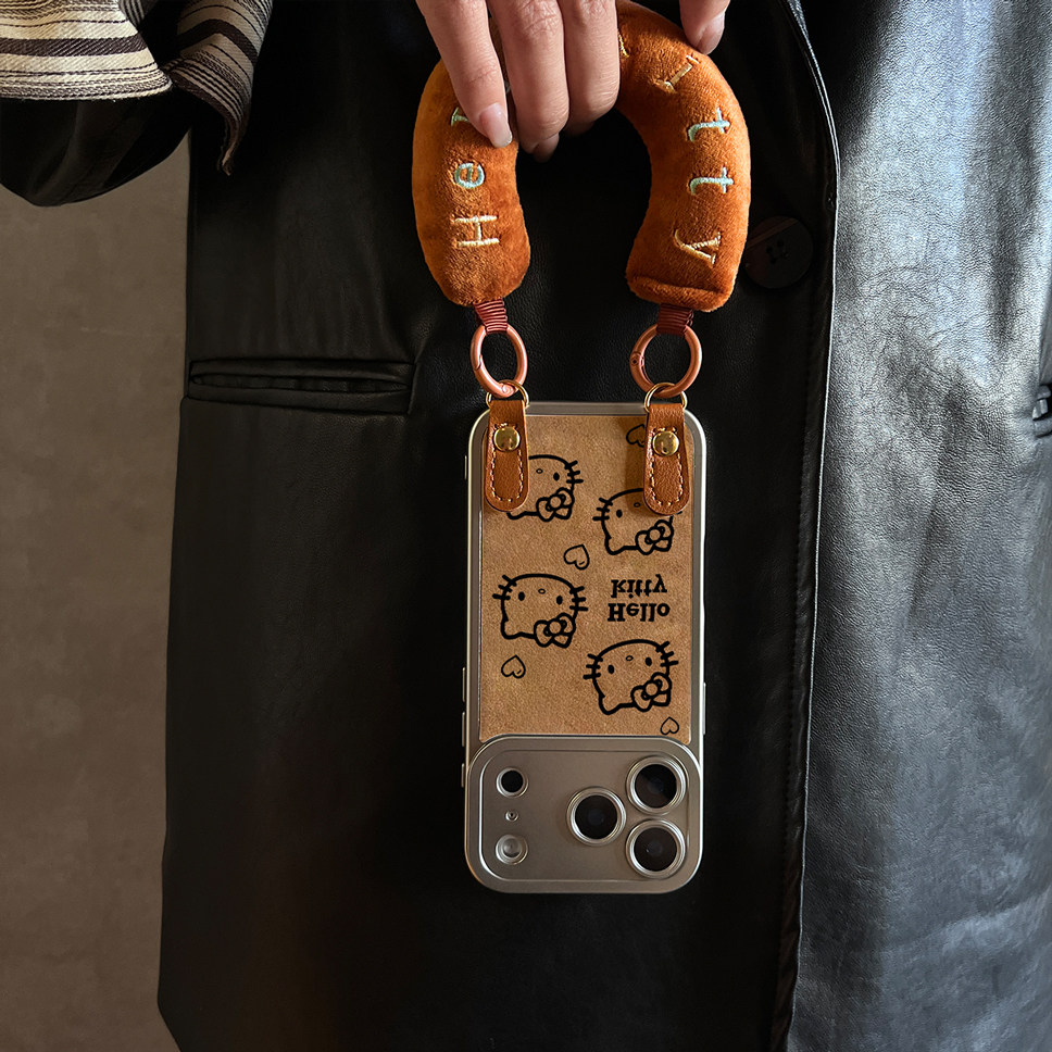 适用于vivox300Pro手机壳新款棕纹KT猫X100pro/90S/80斜跨全包S30promini/20/19/18/17套防摔Y300i带挂绳女,3C数码配件,手机保护套/壳,淘宝优惠券,粉丝福利购,淘宝优惠卷