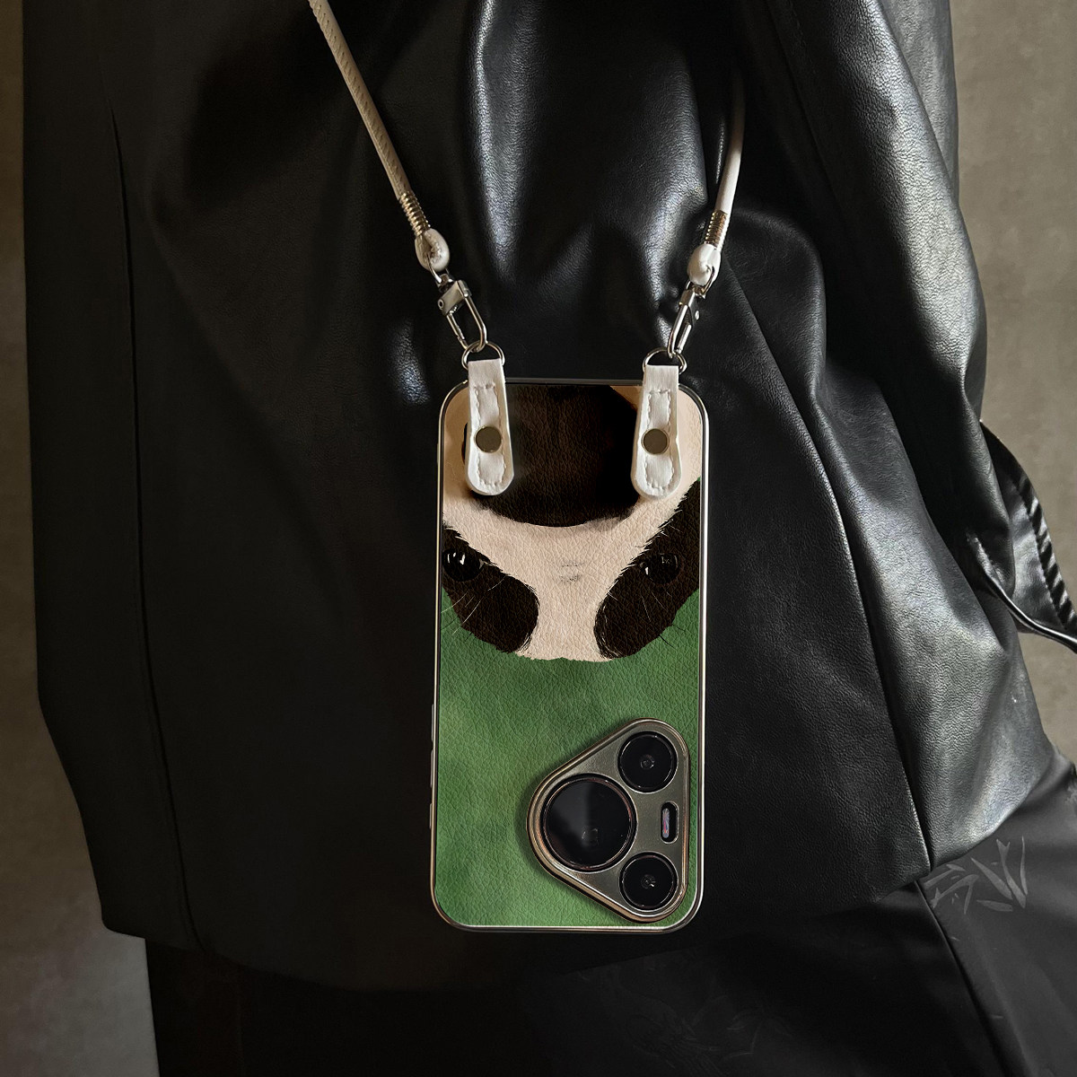 适用于华为Pura70pro手机壳新款草地狗狗Mate60/70pro十套50/40全包防摔P60/80带挂绳Nova14ultra/13/12外7/9