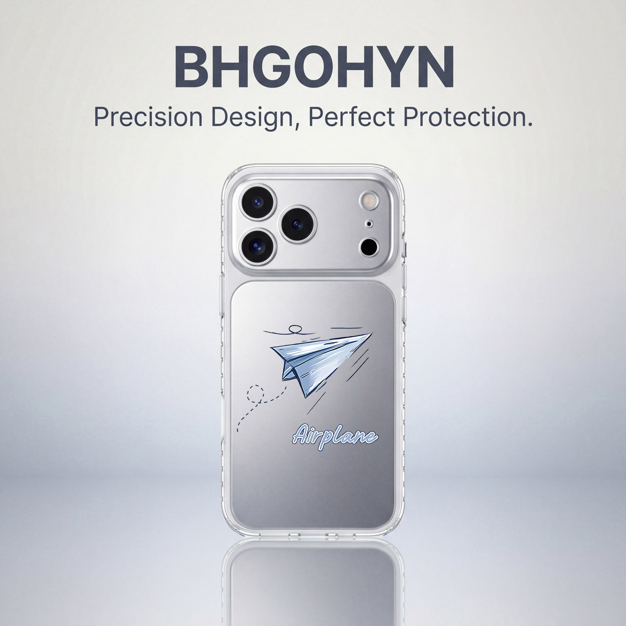 适用于苹果17promax手机壳新品磨砂IMD大视窗蓝纸飞机全包iphone16pro套硅胶防摔高级感苹果15promax外女款17