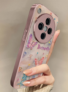 适用于OPPOfindx8Ultra手机壳多彩蝴蝶高级感findx5pro硅胶全包防摔个性X8S创意oppofindx7ultra套X8S+潮牌x6