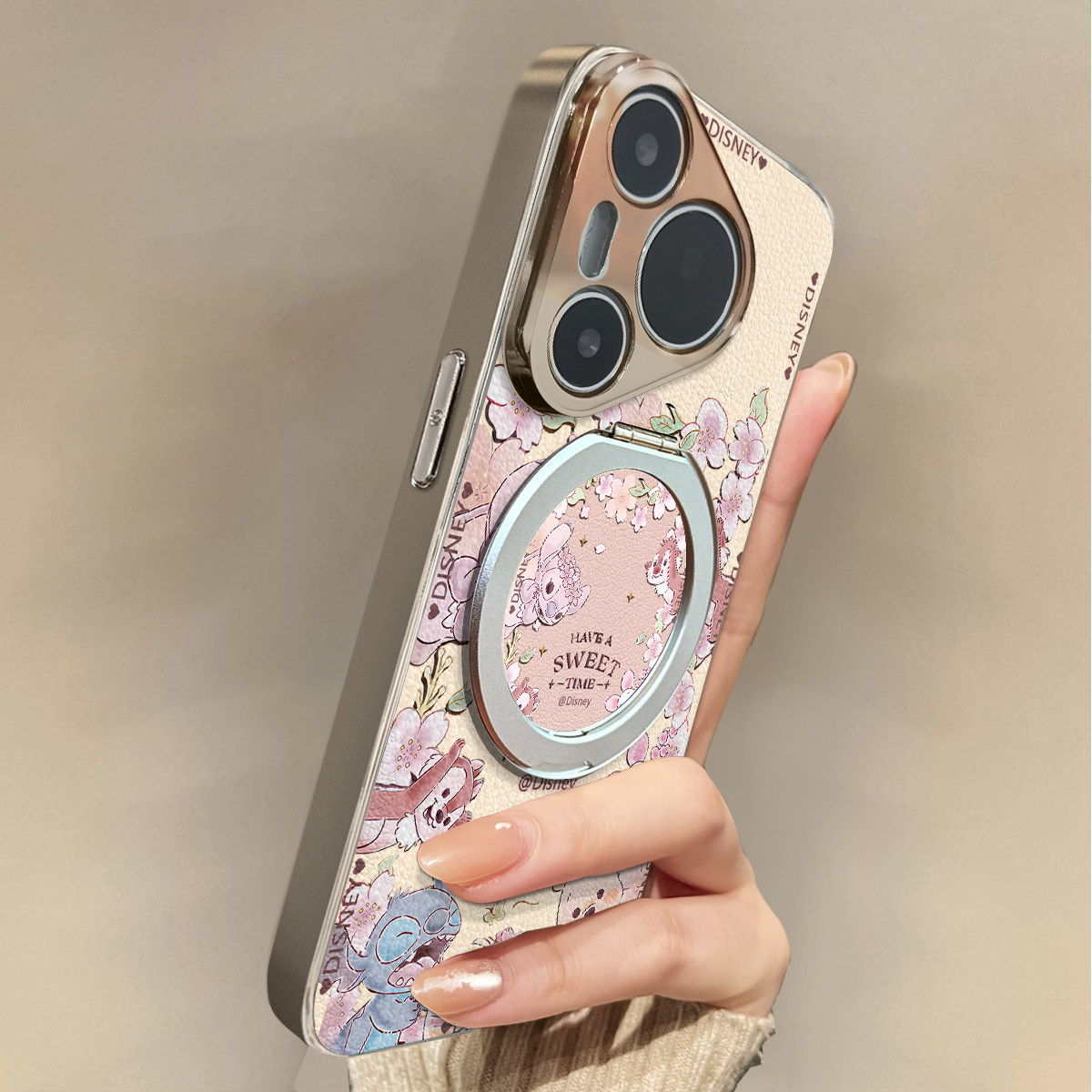 适用于华为Pura70pro手机壳新款花朵狐狸Mate60/70pro十套50/40全包防摔P60/80带挂绳Nova14ultra/13/12外7/9