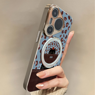 适用于华为Pura70pro手机壳新款偷瞄磁吸Mate60/70pro十套50/40全包防摔P60/80带挂绳Nova14ultra/13/12外7/9