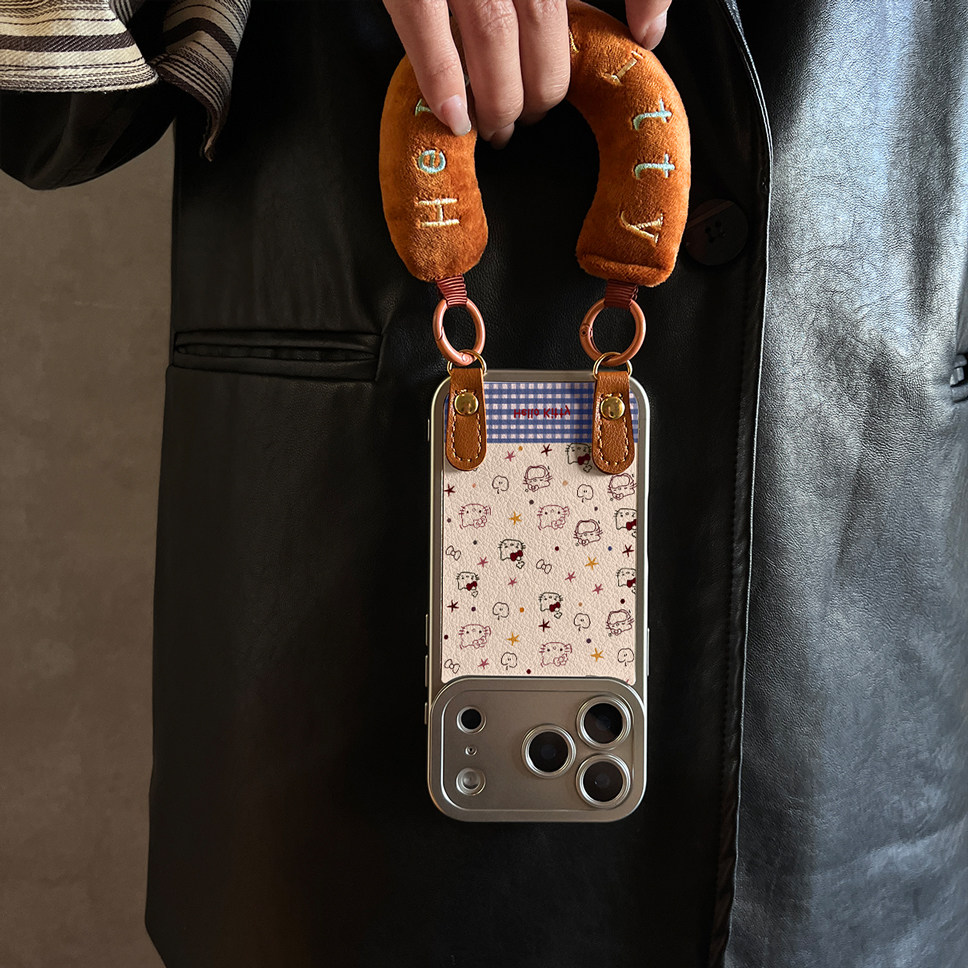 适用于苹果17promax手机壳带挂绳KT猫头像iphone14/16pro套硅胶xs全包防摔斜跨15ultra套网红11新款xr女13PRO,3C数码配件,手机保护套/壳,淘宝优惠券,粉丝福利购,淘宝优惠卷