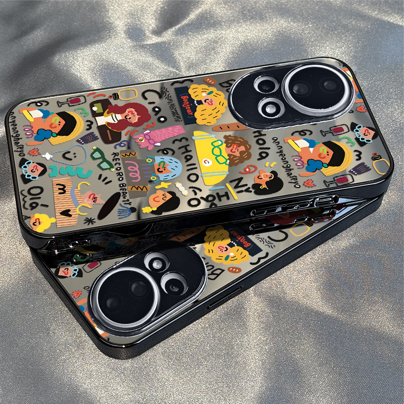 适用于华为nova13pro手机壳镜面彩色女孩Nove5/6/7se硅胶8全包防摔Hinova9男女13软nova10/11/12ultra套新款