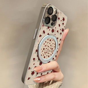 带挂绳FINDx8s 9女10 x7ultra全包x6 11pro十12套13 5防摔a58硅胶7 适用于OPPOReno14Pro手机壳玫瑰磁吸新款