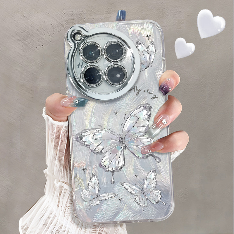 自带镜头膜适用于一加12手机壳银翼幻蝶高级感1加3v硅胶全包防摔1+10T外新款一加11女潮牌一加ace2/3pro套软