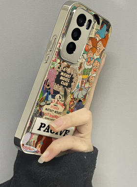 适用于opporeno12pro手机壳高级感复古矮人Reno5/6/7/8/9硅胶全包a2防摔a3pro新款男女潮牌Reno10/11pro十套