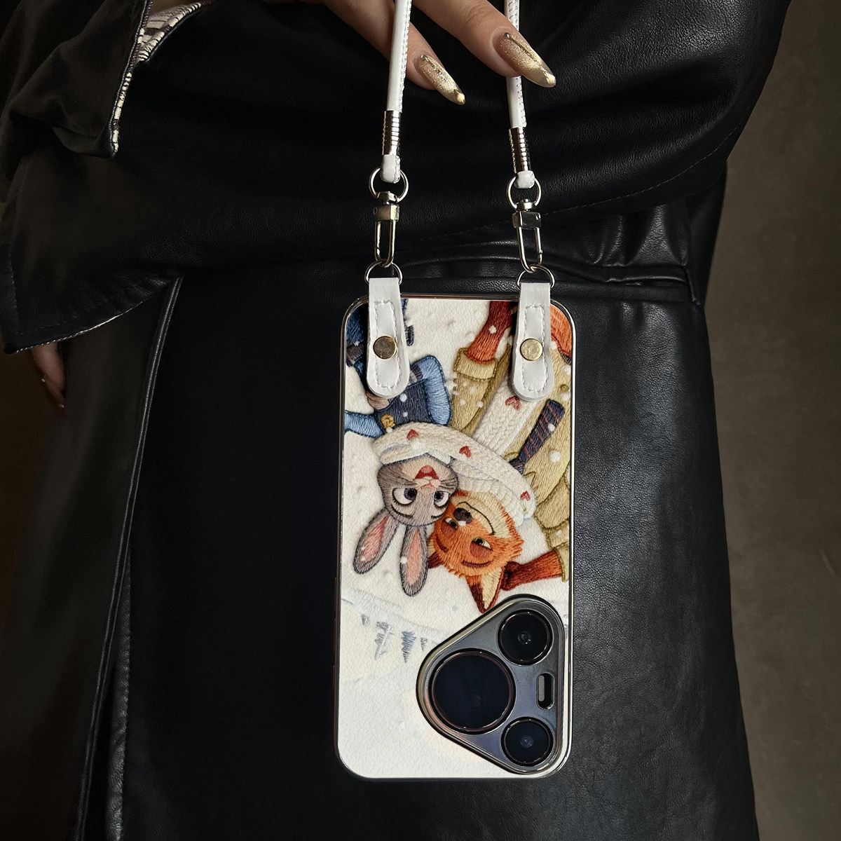 适用于华为Pura70pro手机壳新款尼克朱迪Mate60/70pro十套50/40全包防摔P60/80带挂绳Nova14ultra/13/12外7/9