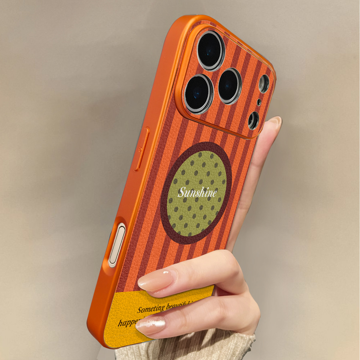 适用于苹果17promax手机壳果电镀橙格奶茶iphone14/16pro套硅胶xs全包防摔斜跨15ultra套网红11新款xr女13PRO