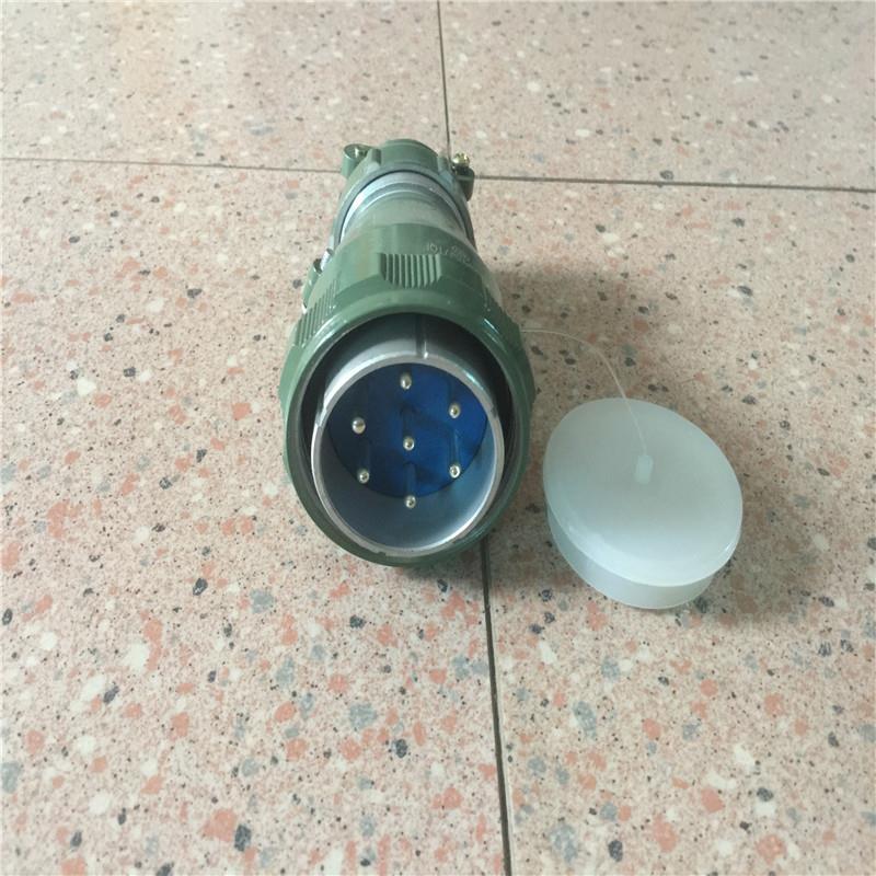 输出线 五芯 航空插头 信号输出线链接器 硫化机插头
