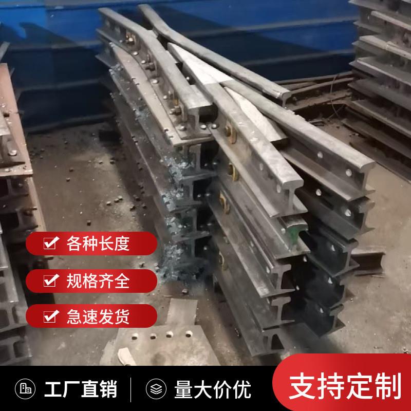 单开矿用道岔 气动道岔左开岔芯岔尖无极绳气动道岔带轨道